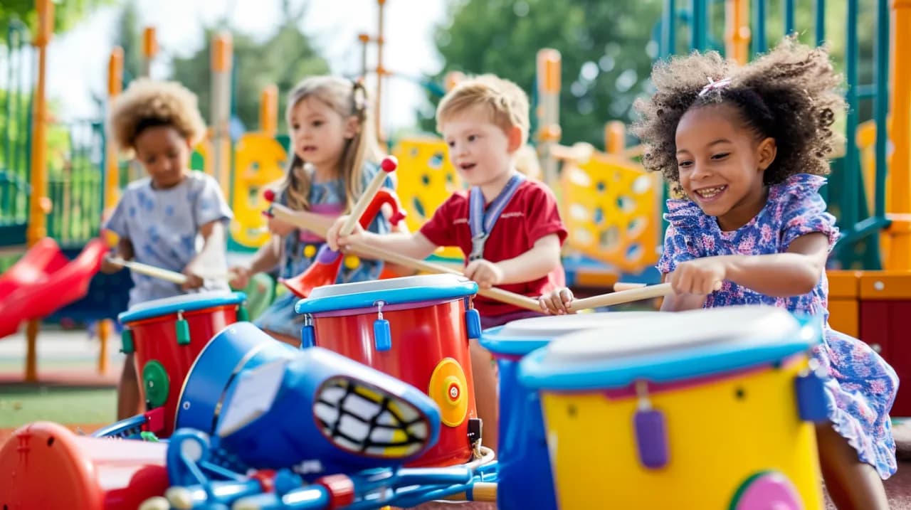 Muzyczny plac zabaw: Kreatywna rozrywka dla najmłodszych. Atrakcje